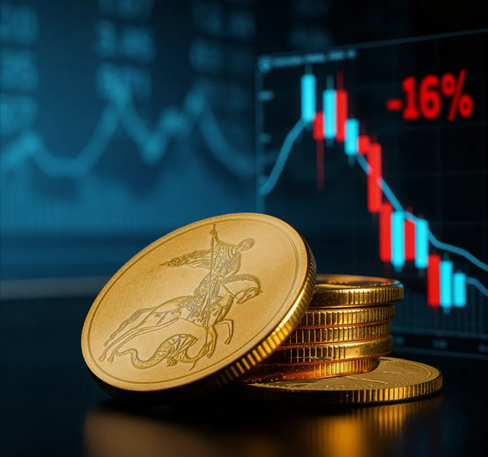 Золото просело на 16%: паника или «черная пятница» инвестора? 