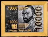 Монета «Цветок миндаля. Винсент ван Гог», 2022 г., Серебро, 62,2 гр., проба 999, ЧАД