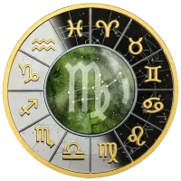 Монета "Дева",  2023 г., Серебро, 17,5 гр., проба 999, КАМЕРУН