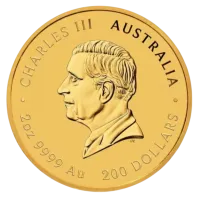 Монета «Год Лошади», 2026 г., Золото, 62,2 гр., проба 999.9, АВСТРАЛИЯ