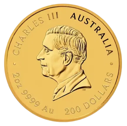 Монета «Год Лошади», 2026 г., Золото, 62,2 гр., проба 999.9, АВСТРАЛИЯ