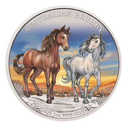 Монета «Австралийский Брамби », 2025 г., Серебро, 31,1 гр., проба 999.9, АВСТРАЛИЯ