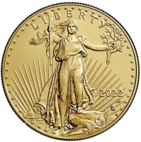 Монета «Американский Орел (Тип 2)», 2025 г., Золото, 31,1 гр., проба 917, СОЕДИНЕННЫЕ ШТАТЫ