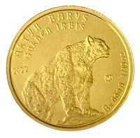 Монета «Барс», 2022 г., Золото, 3,11 гр., проба 999.9, КАЗАХСТАН
