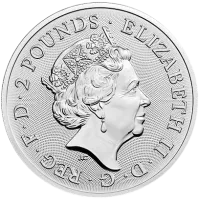 Монета «Дева Мэриан», 2022 г., Серебро, 31,1 гр., проба 999, СОЕДИНЕННОЕ КОРОЛЕВСТВО