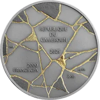 Монета «Давид», 2025 г., Серебро, 62,2 гр., проба 999, КАМЕРУН