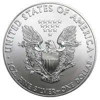 Монета «Американский орел», 2025 г., Серебро, 31,1 гр., проба 999, СОЕДИНЕННЫЕ ШТАТЫ