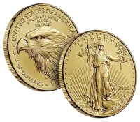 Монета «Американский Орел (Тип 2)», 2025 г., Золото, 31,1 гр., проба 917, СОЕДИНЕННЫЕ ШТАТЫ