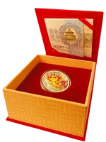 Монета «Год Дракона»,  2024 г., Серебро, 15 гр., проба 999, КИТАЙ