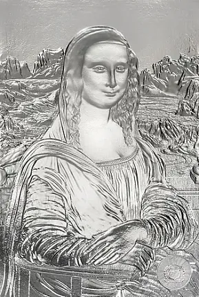 Монета «Набор Леонардо да Винчи», 2024 г., Серебро, 93,3 гр., проба 999, САМОА