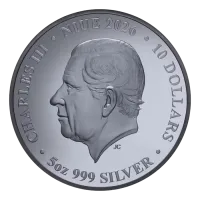 Монета «Год Лошади», 2026 г., Серебро, 155,5 гр., проба 999, НИУЭ