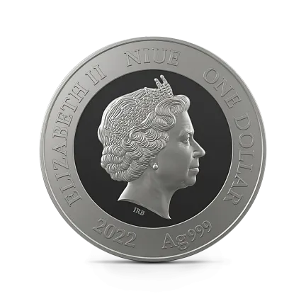 Монета "Мой первый бриллиант",  2022 г., Серебро, 15,55 гр., проба 999, НИУЭ
