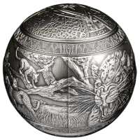 Монета «Леопарды»,  2023 г., Серебро, 1 000 гр., проба 999, ДЖИБУТИ